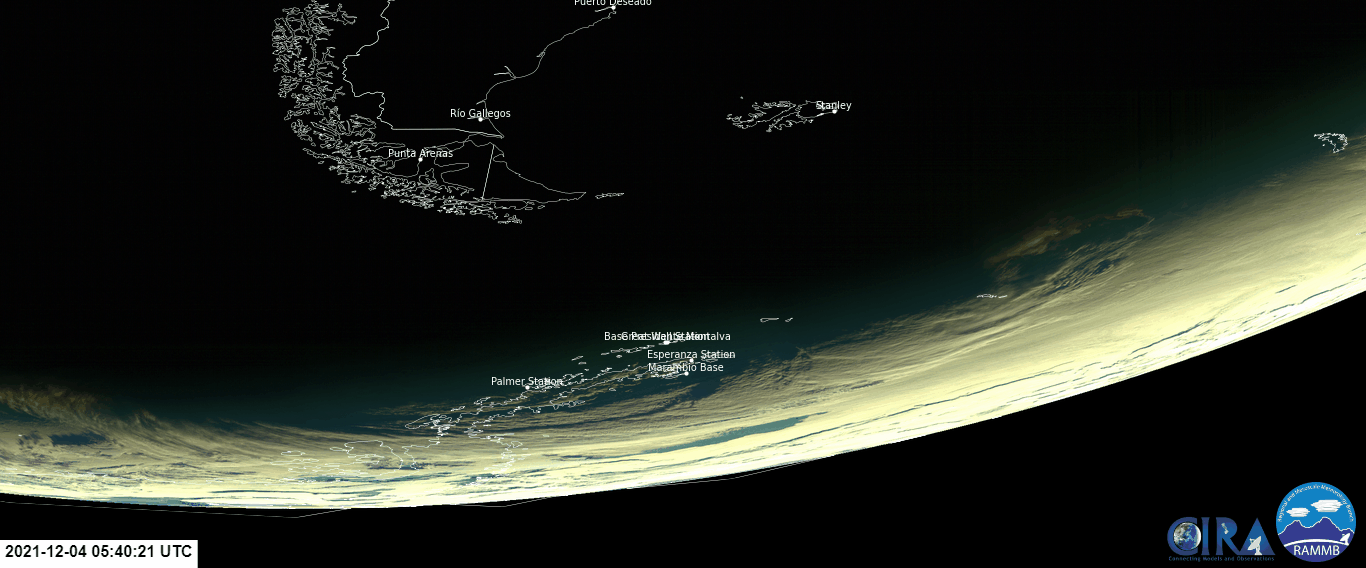 IMage of the earth during an eclipse