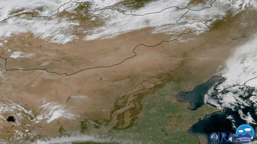 Gobi Desert sandstorm