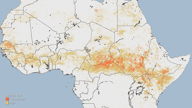 Using Satellites to Predict Malaria Risk
