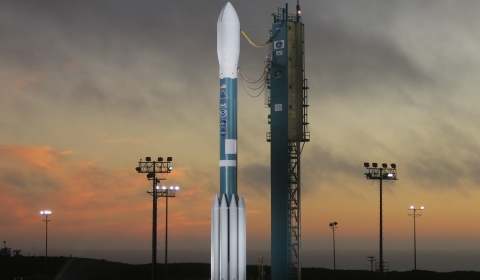 Image of JPSS on the launch pad