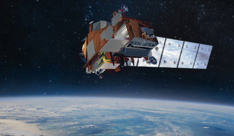 Image of JPSS-2 Satellite in space