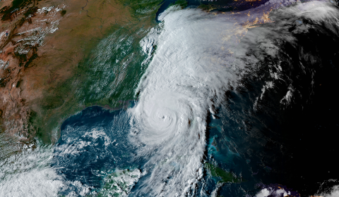 Hurricane Helene seen from space