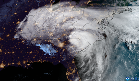 Hurricane Helene seen from space