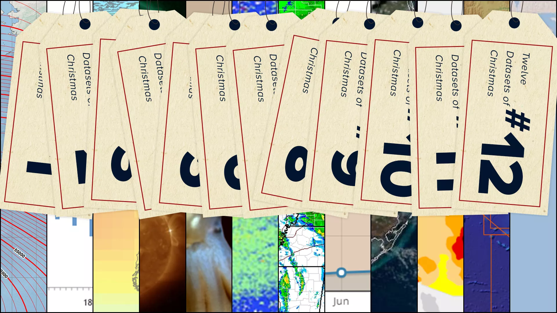 Cover image of the 12 Datasets of Chrismas. 