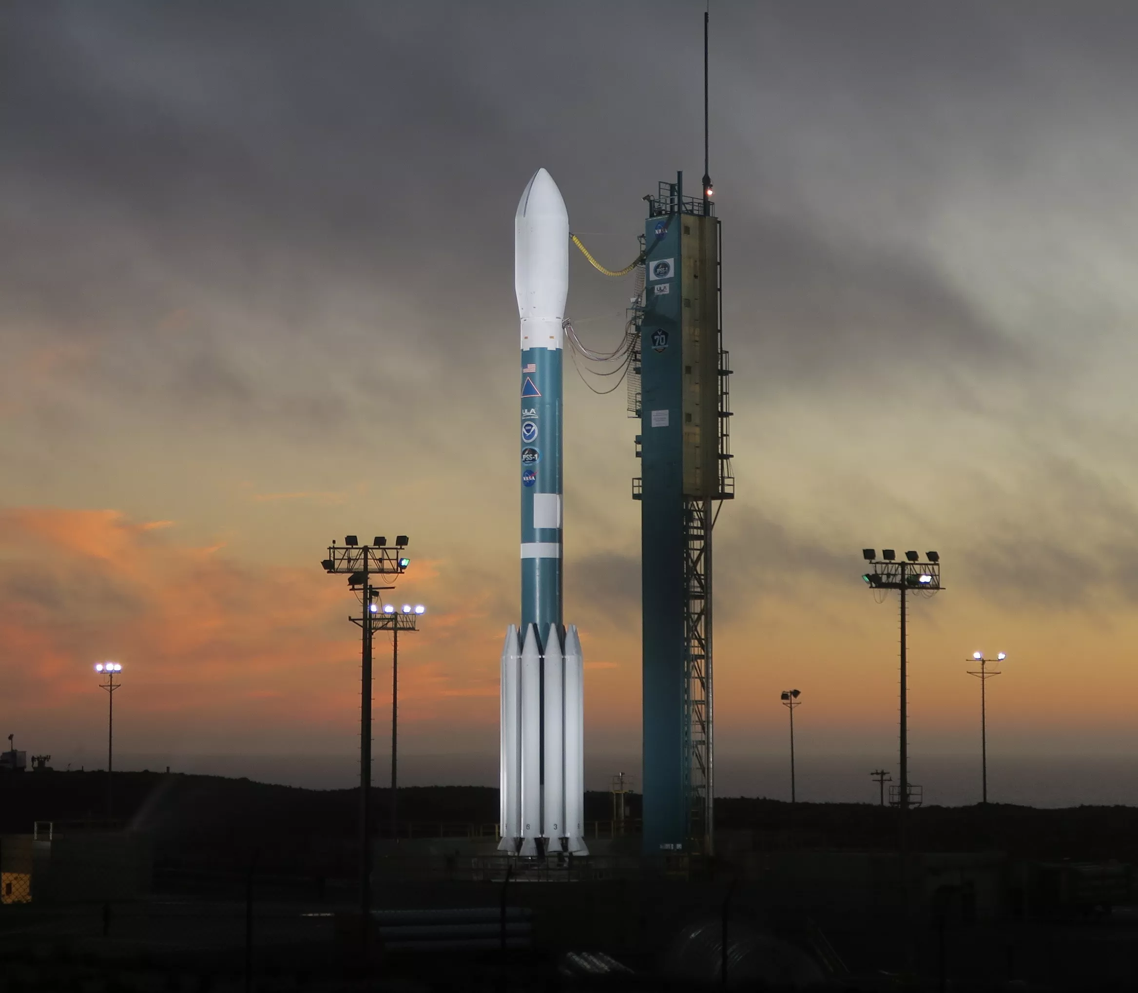 Image of JPSS on the launch pad