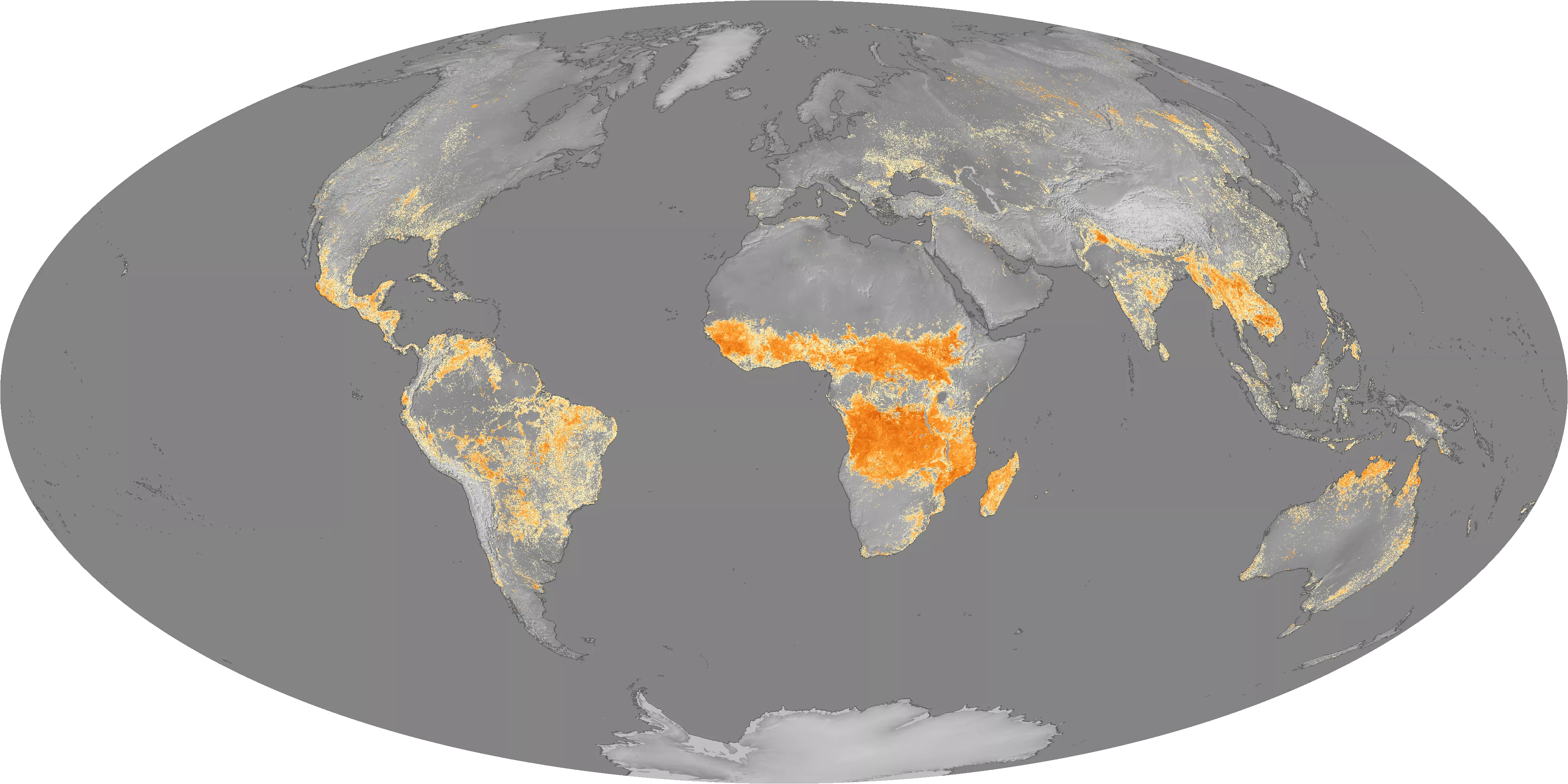 Image of heatmap over the US