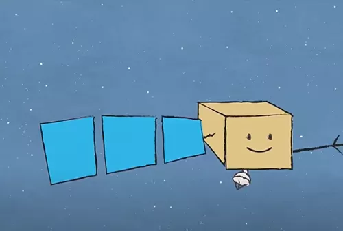 Image of JPSS drawn Satellite
