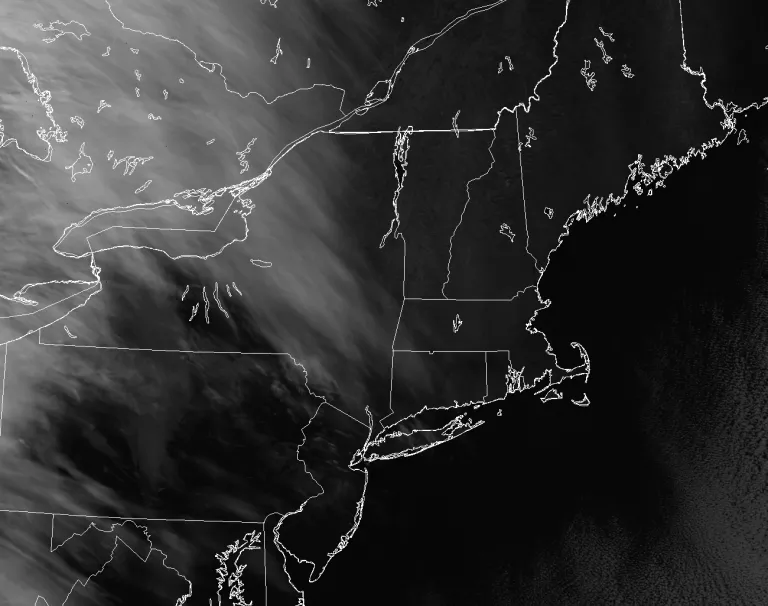 Image of VIIRS “cirrus” channel, M-9 (1.38 µm), from NOAA-20 (17:09 UTC 22 January 2019). Image courtesy Curtis Seaman (CIRA/Colorado State University)