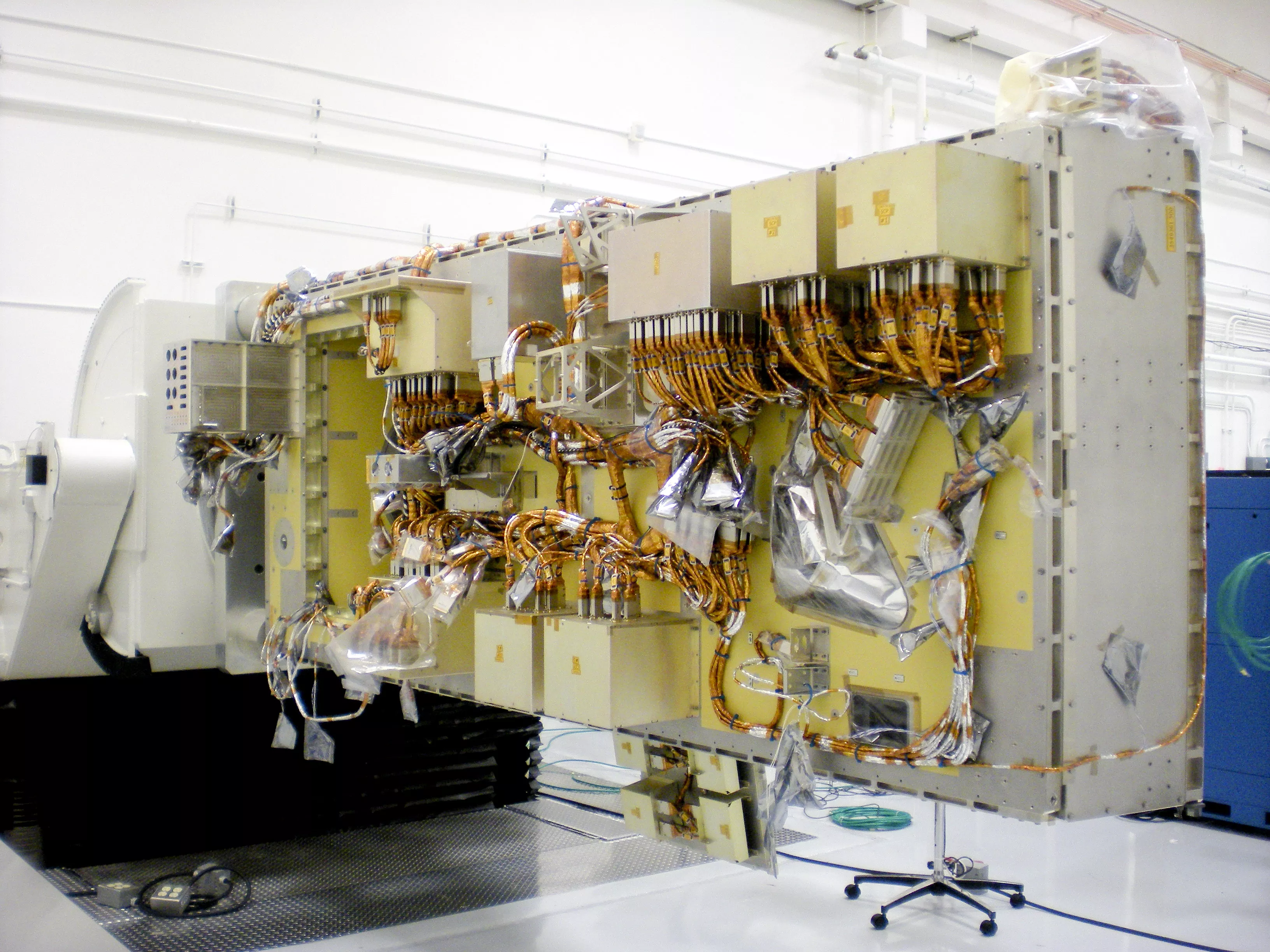 The JPSS-1 spacecraft bus Credit: Ball Aerospace
