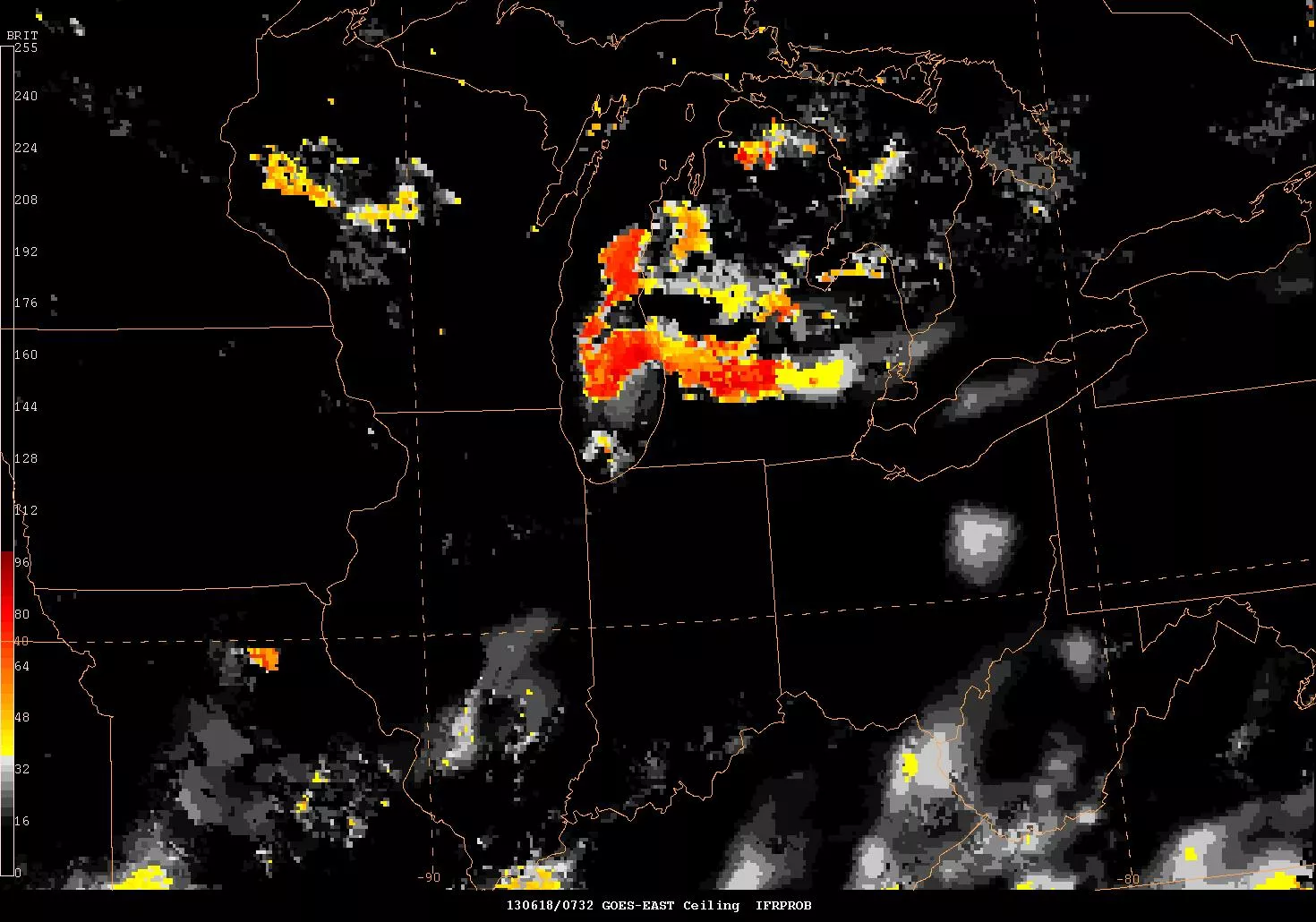 June 18th, 2013 – Fog and Low Stratus over Chicago O’Hare Airport