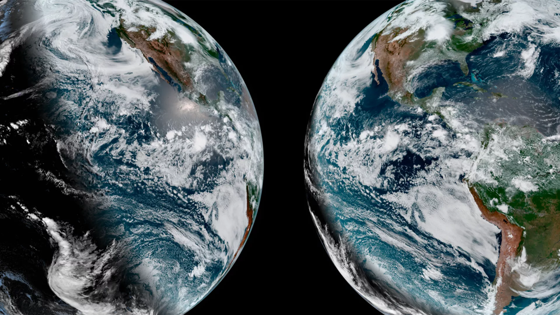 Summer solstice in the Northern Hemisphere, 2019, seen via GOES East