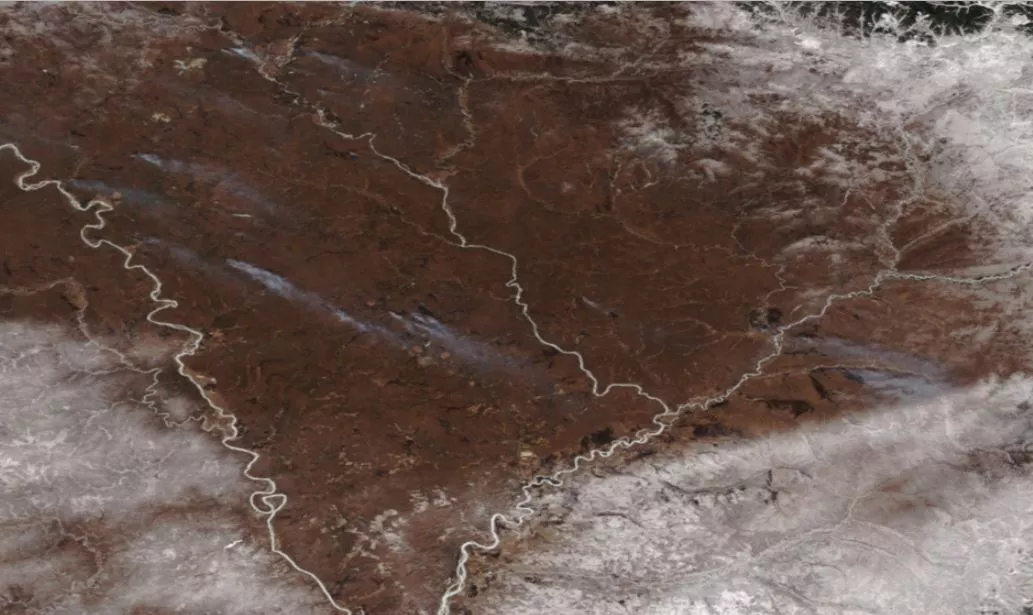 Image of weather over the US