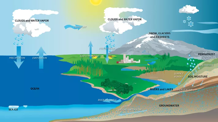 Image of the water cycle