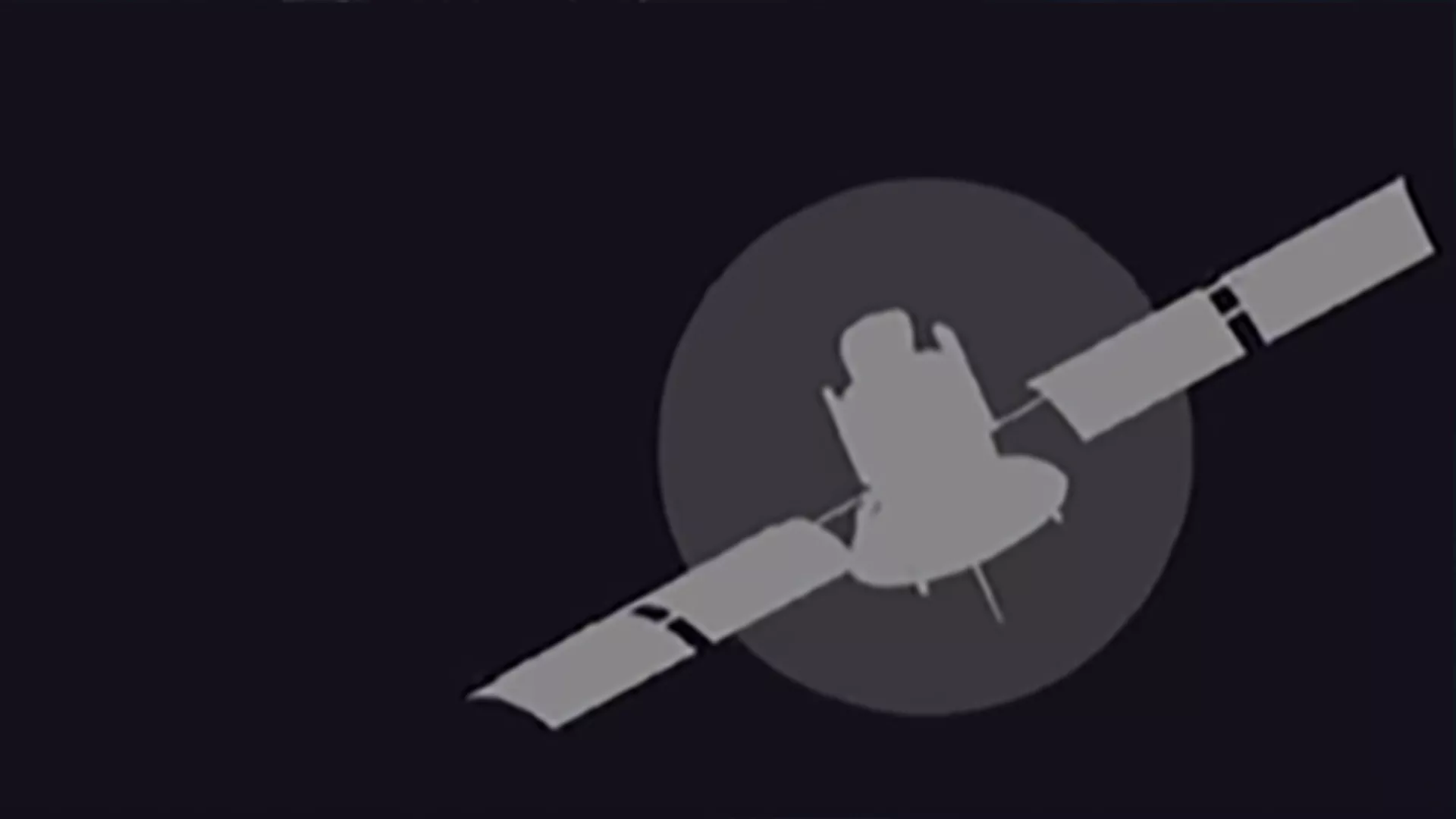 Image of a drawn satellite