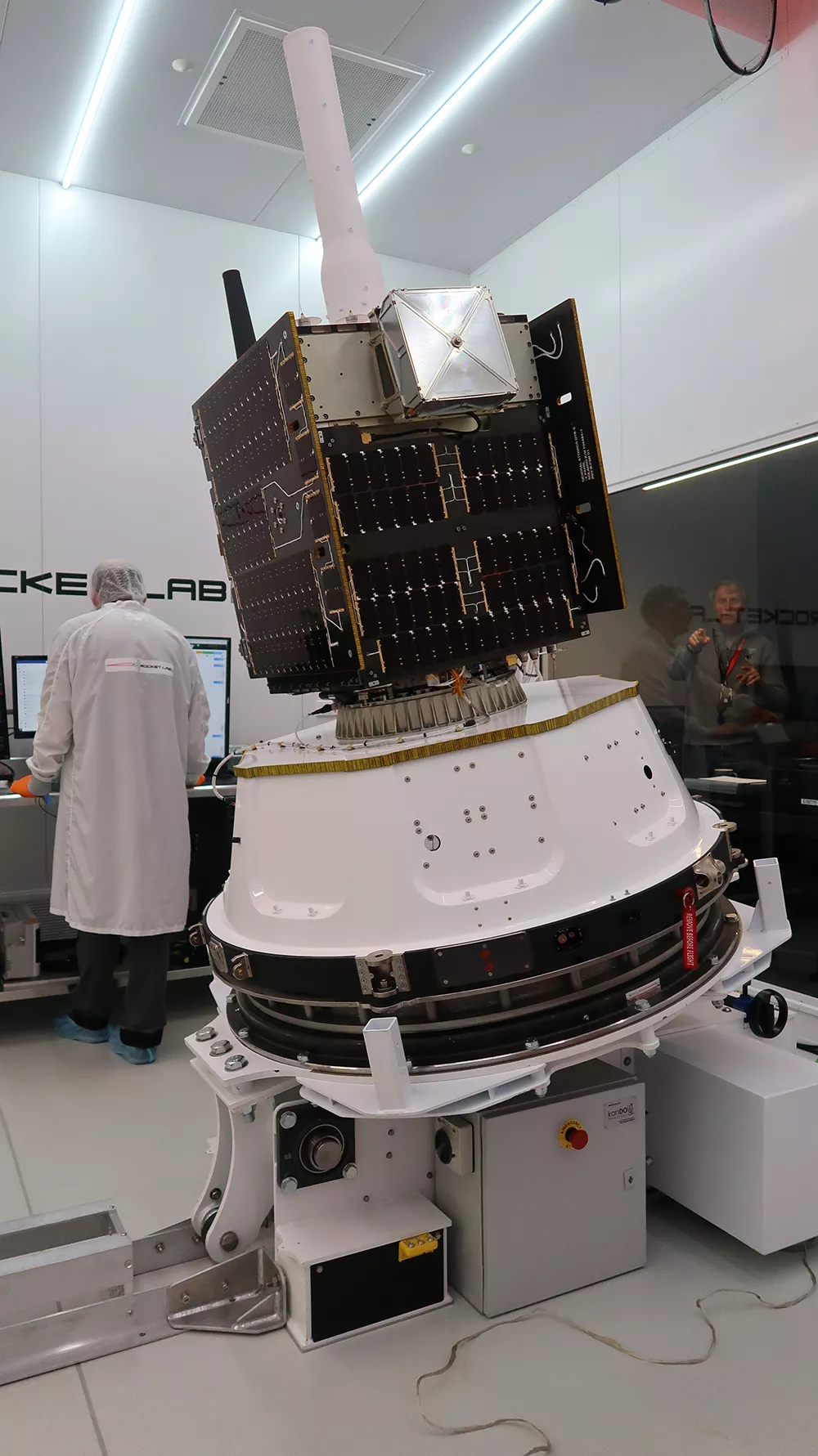 Image of the GAzelle satellite on Kick Stage