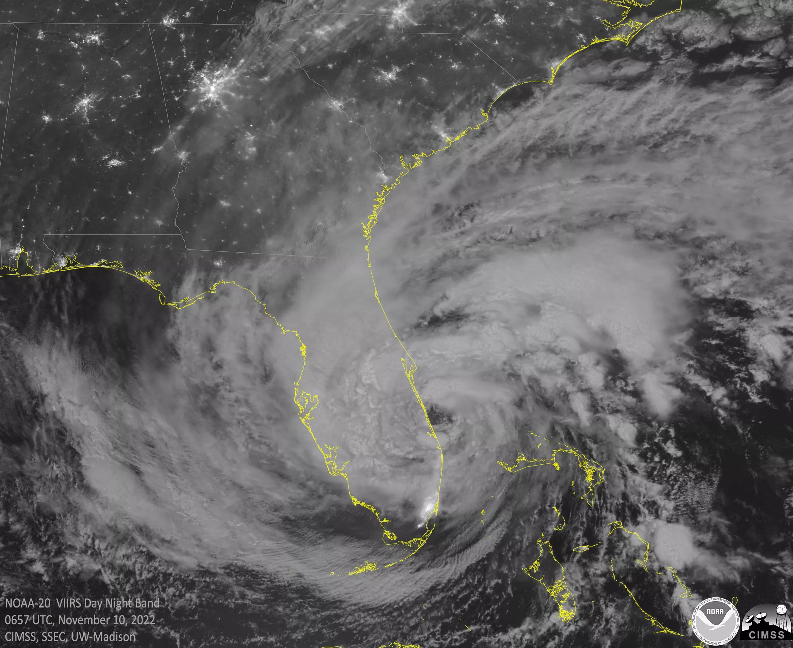 Image of hurricane Nicole 