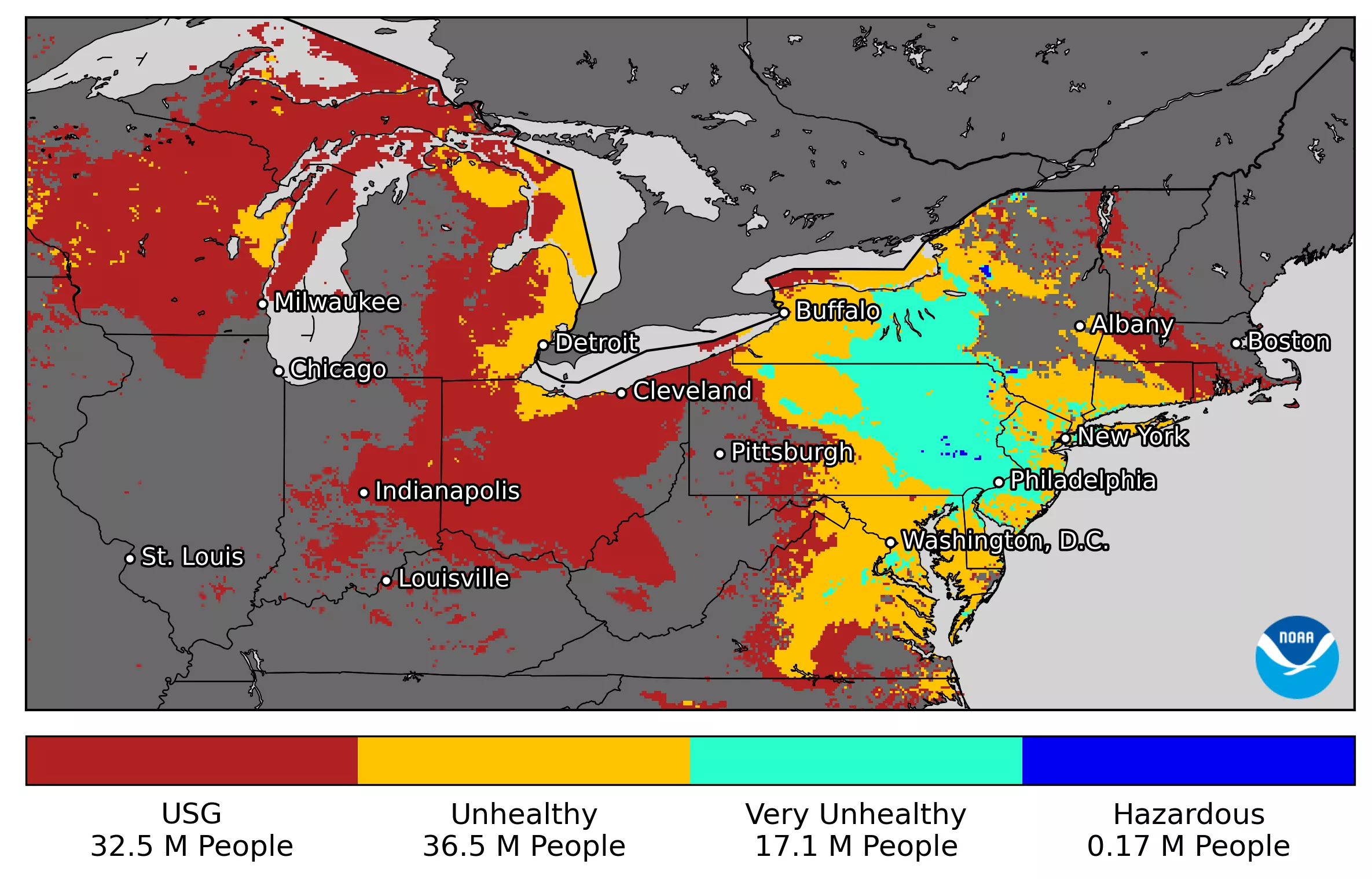 AQI levels