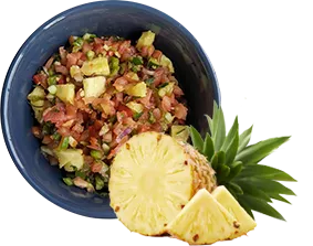Image of Pineapple and salsa