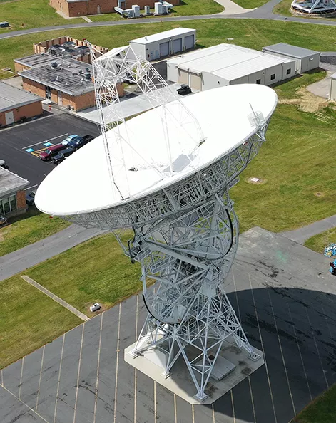 WCDAS 26 meter antenna