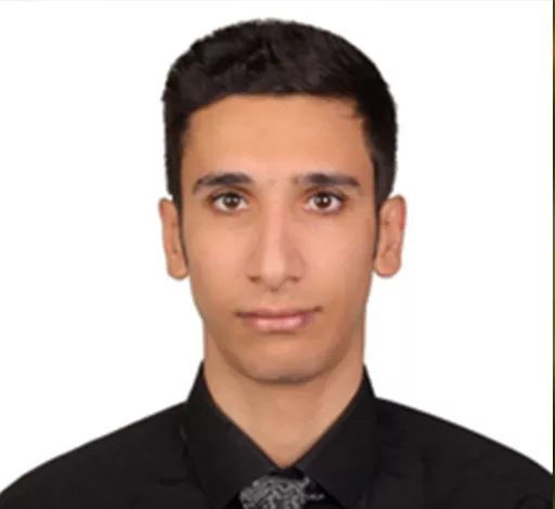 Amirhossein Rostami in front of a white background.
