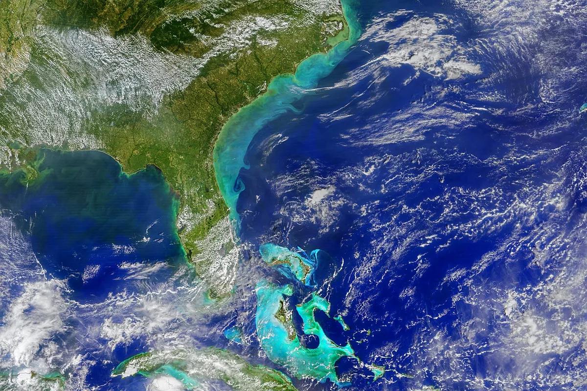 Sediment movement after hurricane dorian on the gulf and atlantic coast of Florida.