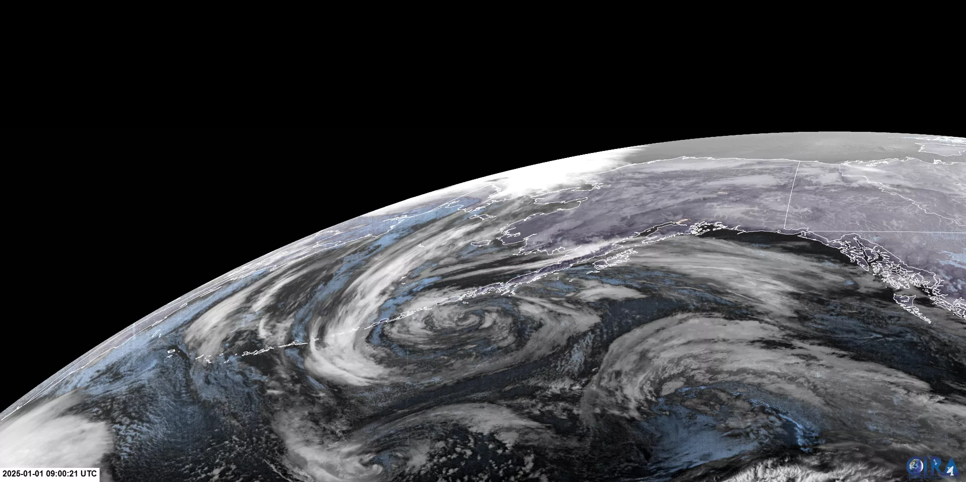 Alaska seen from space.