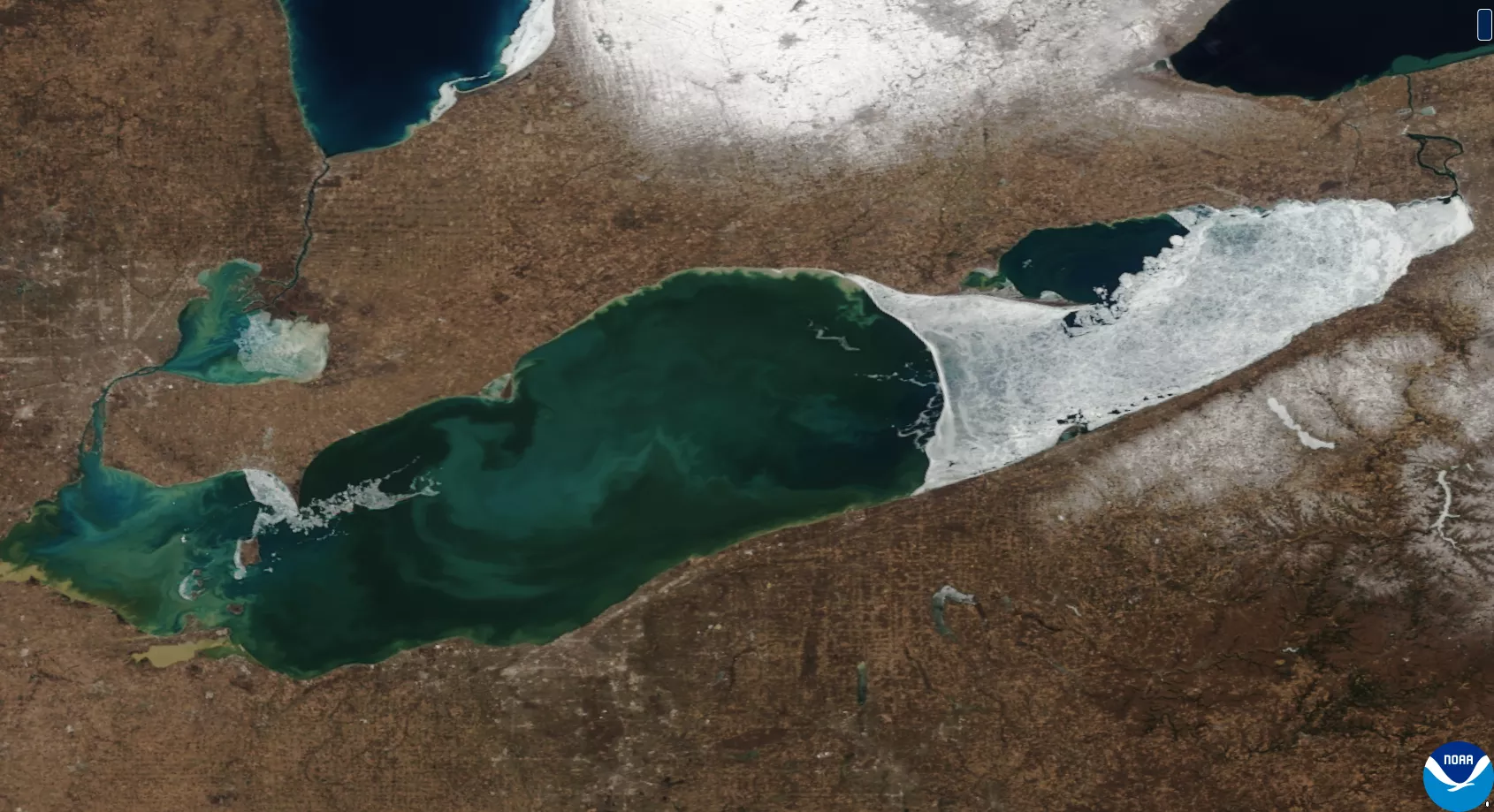 Ice on Lake Erie