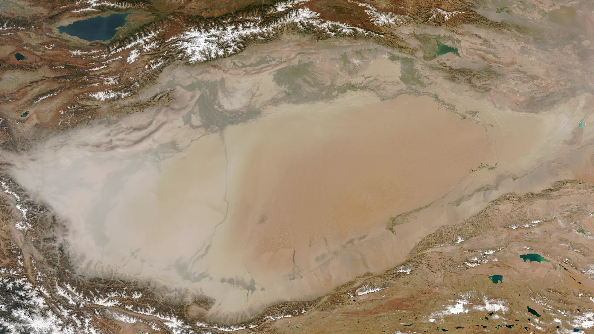 Image of china and Taklamakan