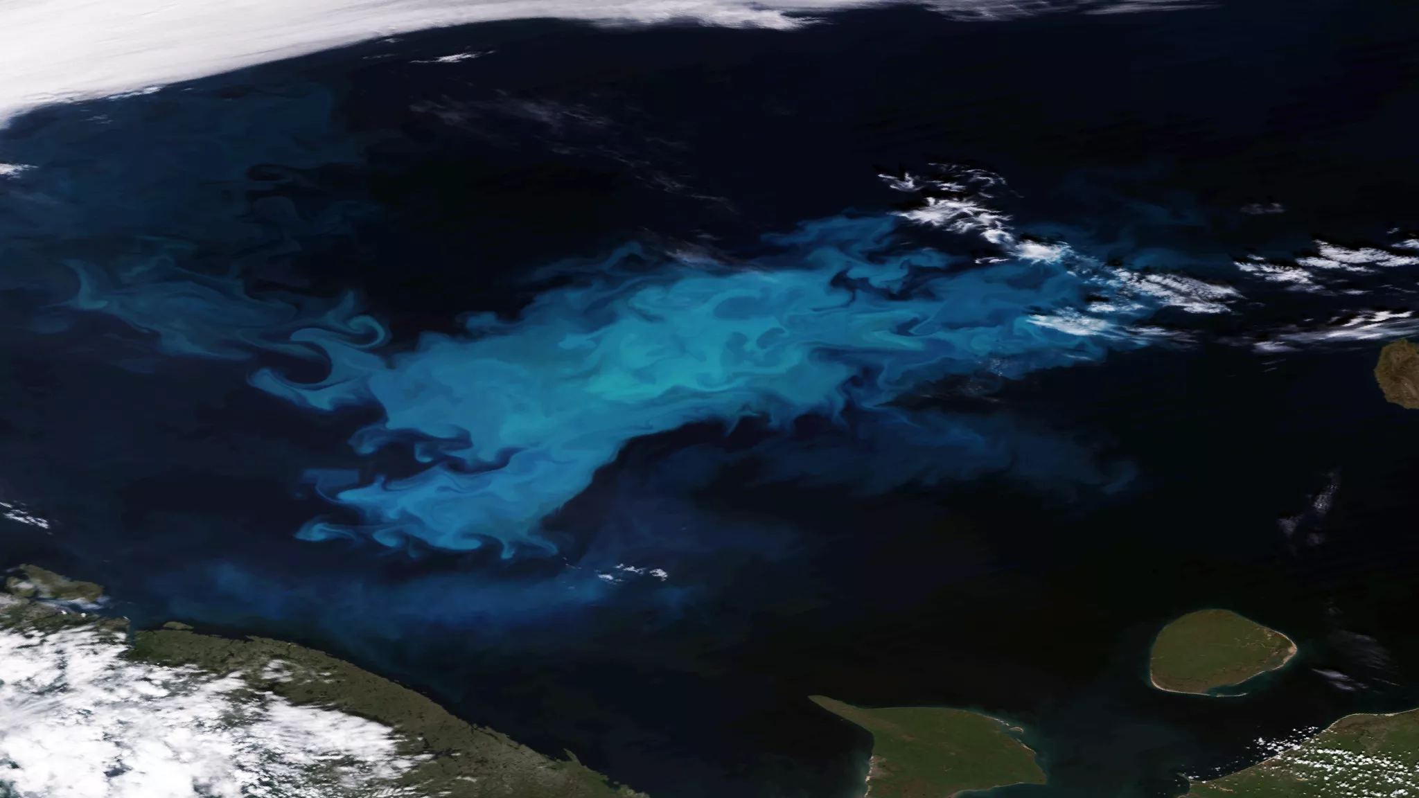 Image of water off the coast of Russia