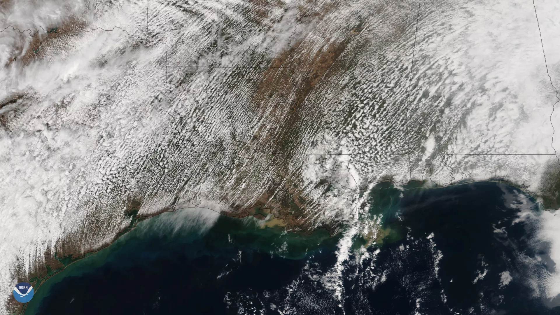 Image of clouds over texas