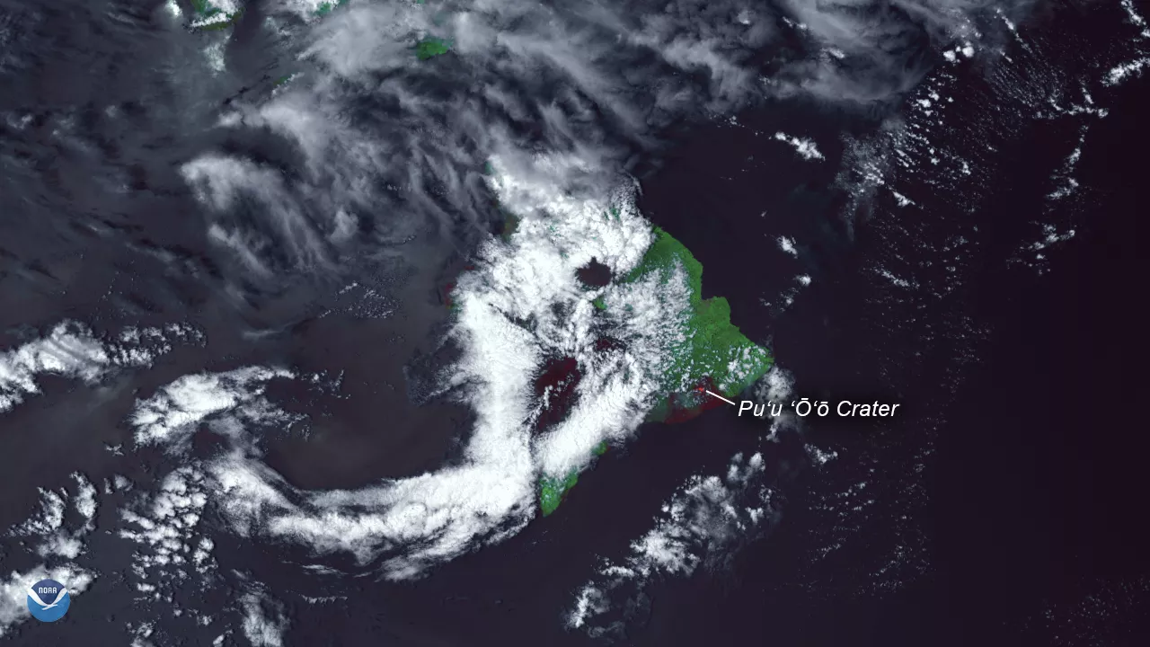Image of Hawaii's Kilauea Volcano
