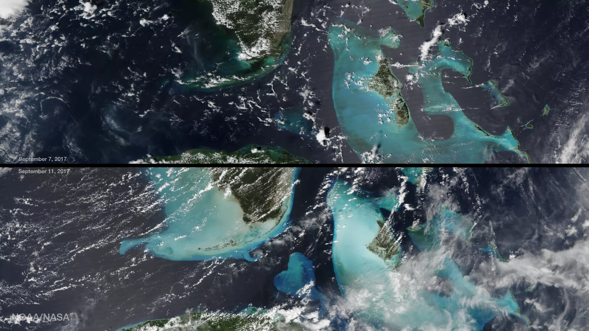 Image of the Gulfstream from space