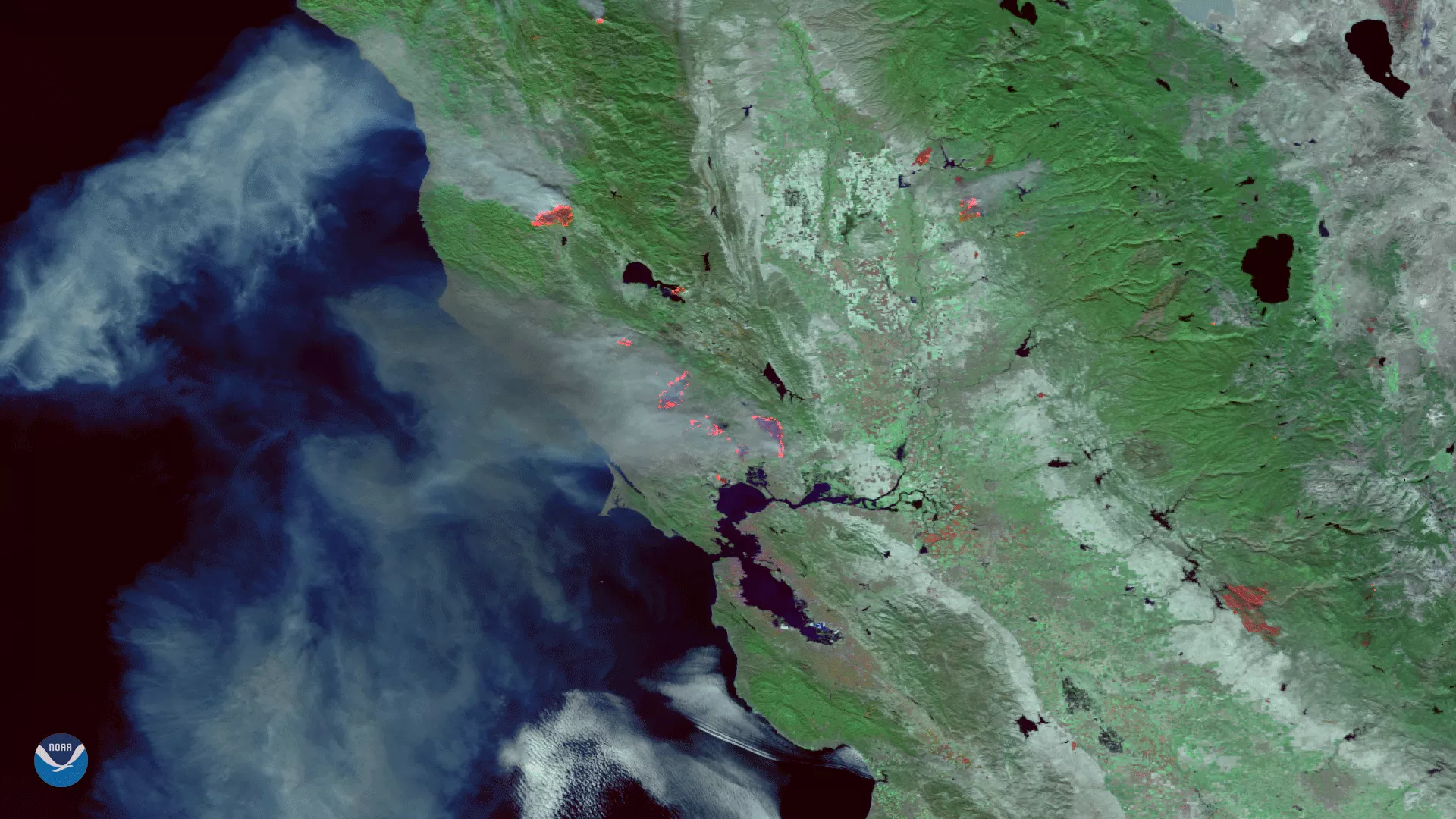 Image using VIIRs instruments