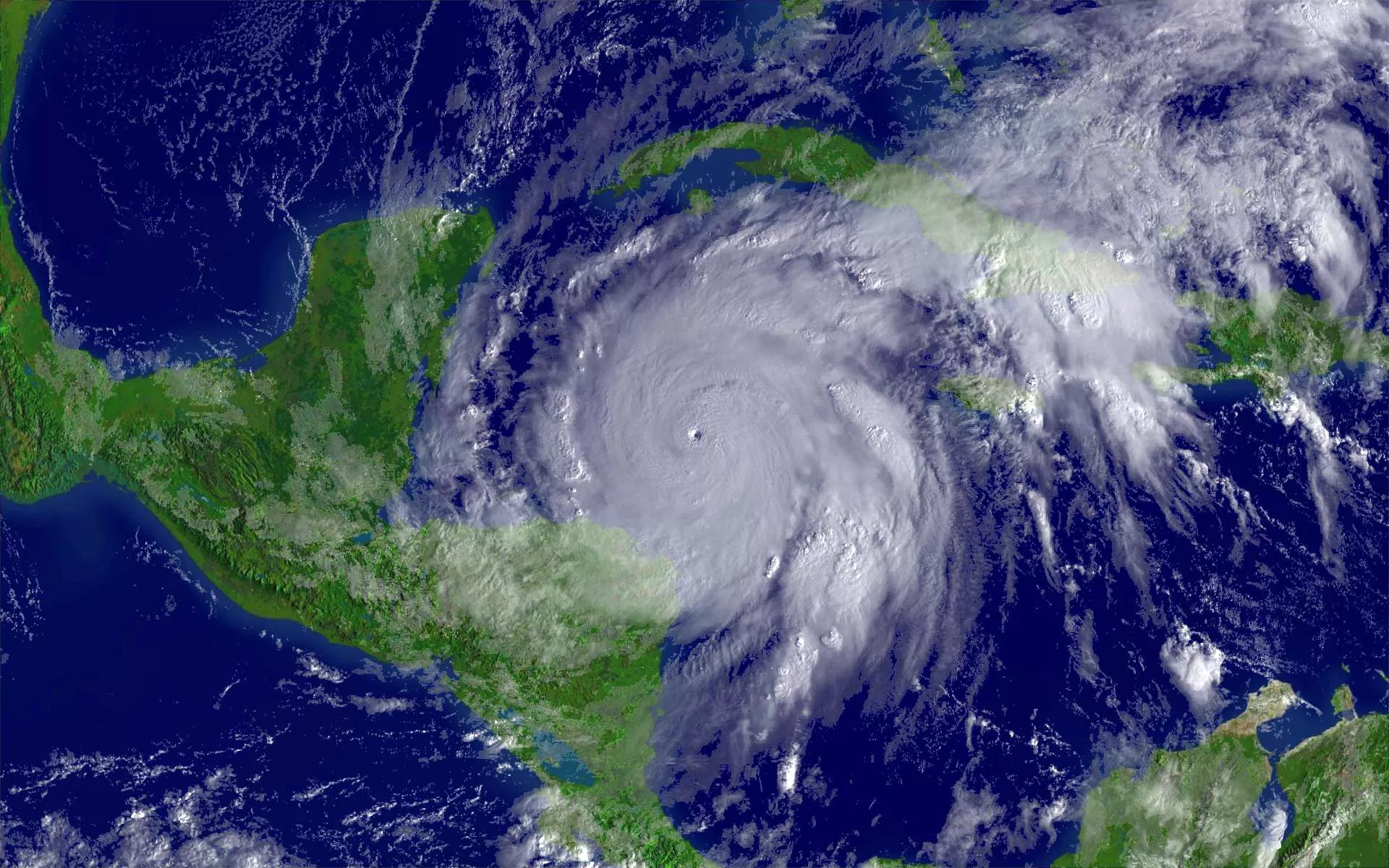 Hurricane Wilma GOES-12 satellite on October 19, 2005