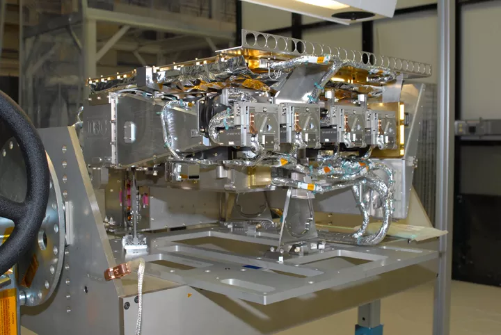 Extreme Ultraviolet Variability Experiment instrument.