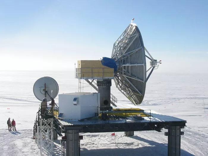 Image of a satellite dish