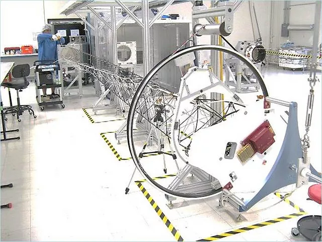 The Magnetometer being built by a scientist