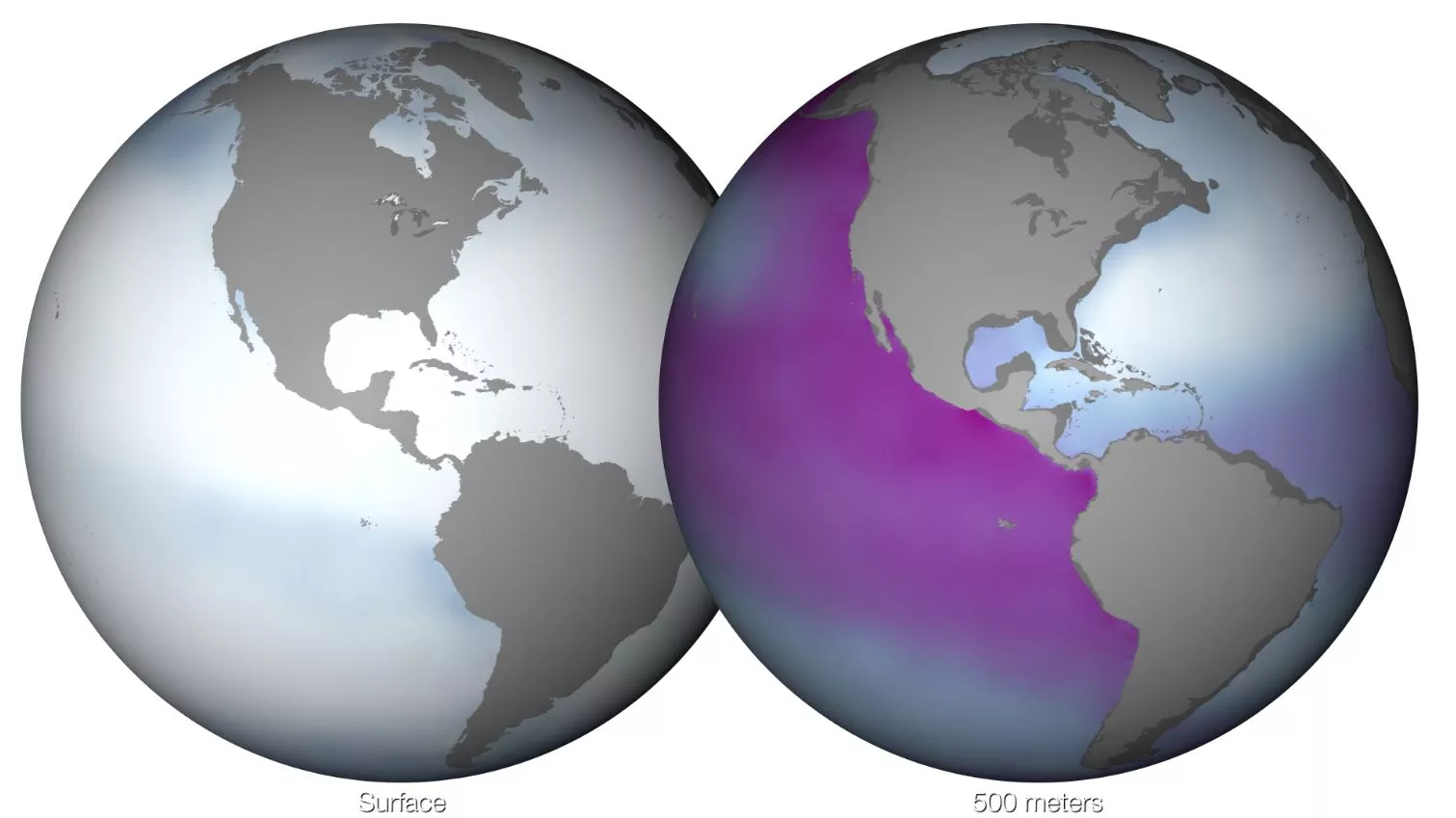 Images of the earth side by side