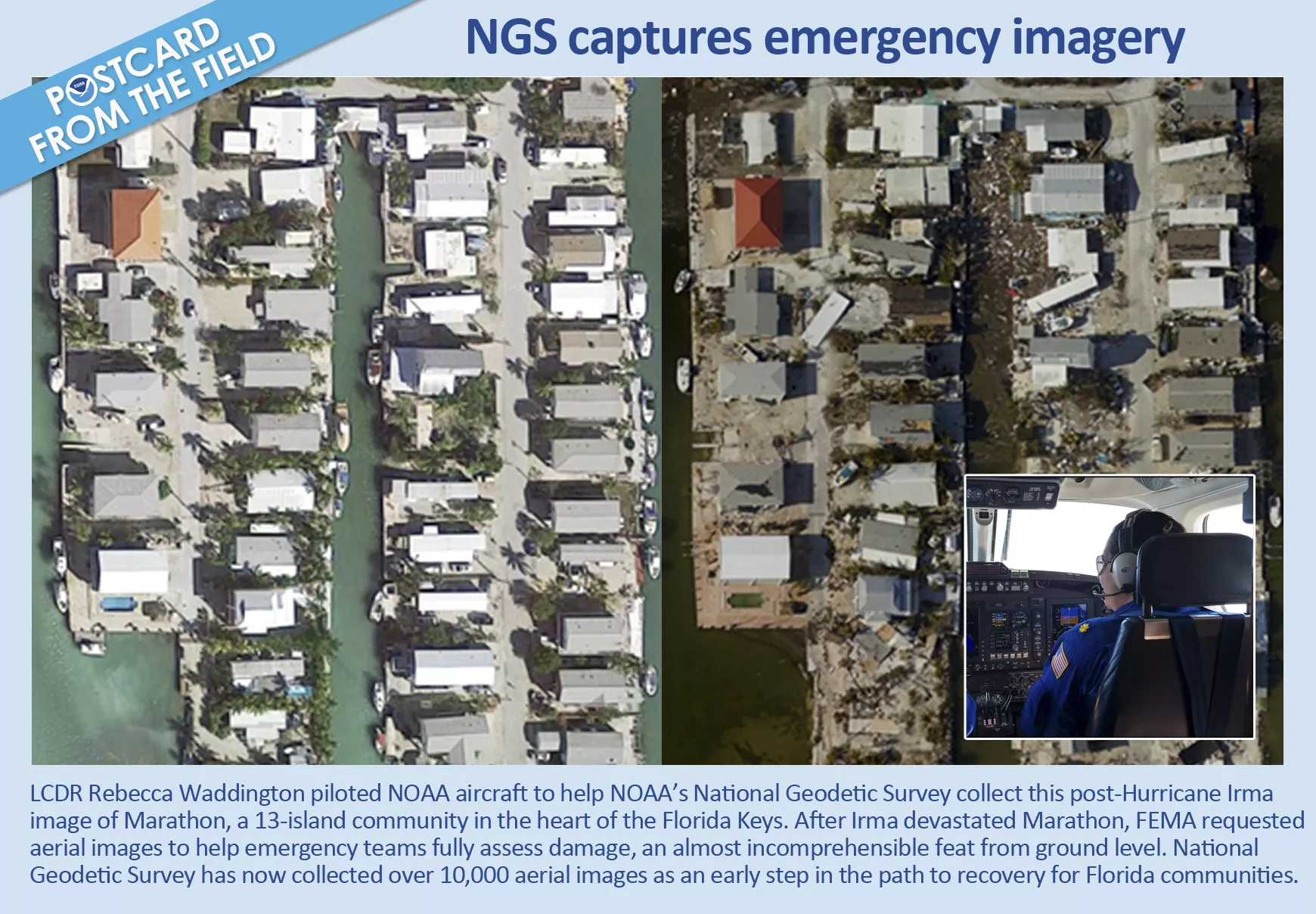 Florida after Irma, image of damaged homes