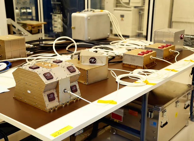 An array of sensors called SEISS on a table