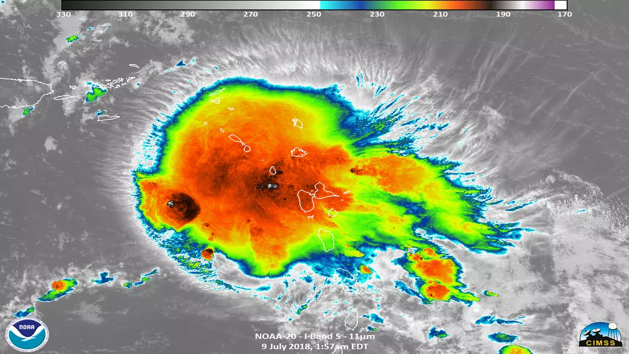 Image of Hurricane BeryI July 9, 2018