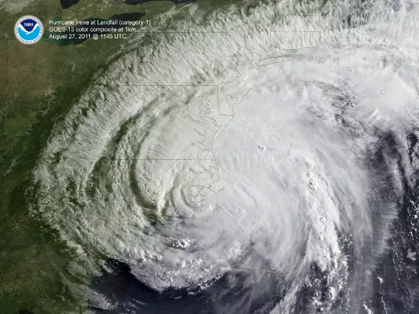 Image of the Atlantic Coast of the US