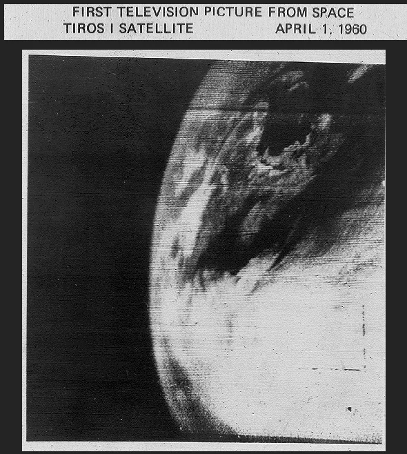  Image from the TIROS-1 satellite